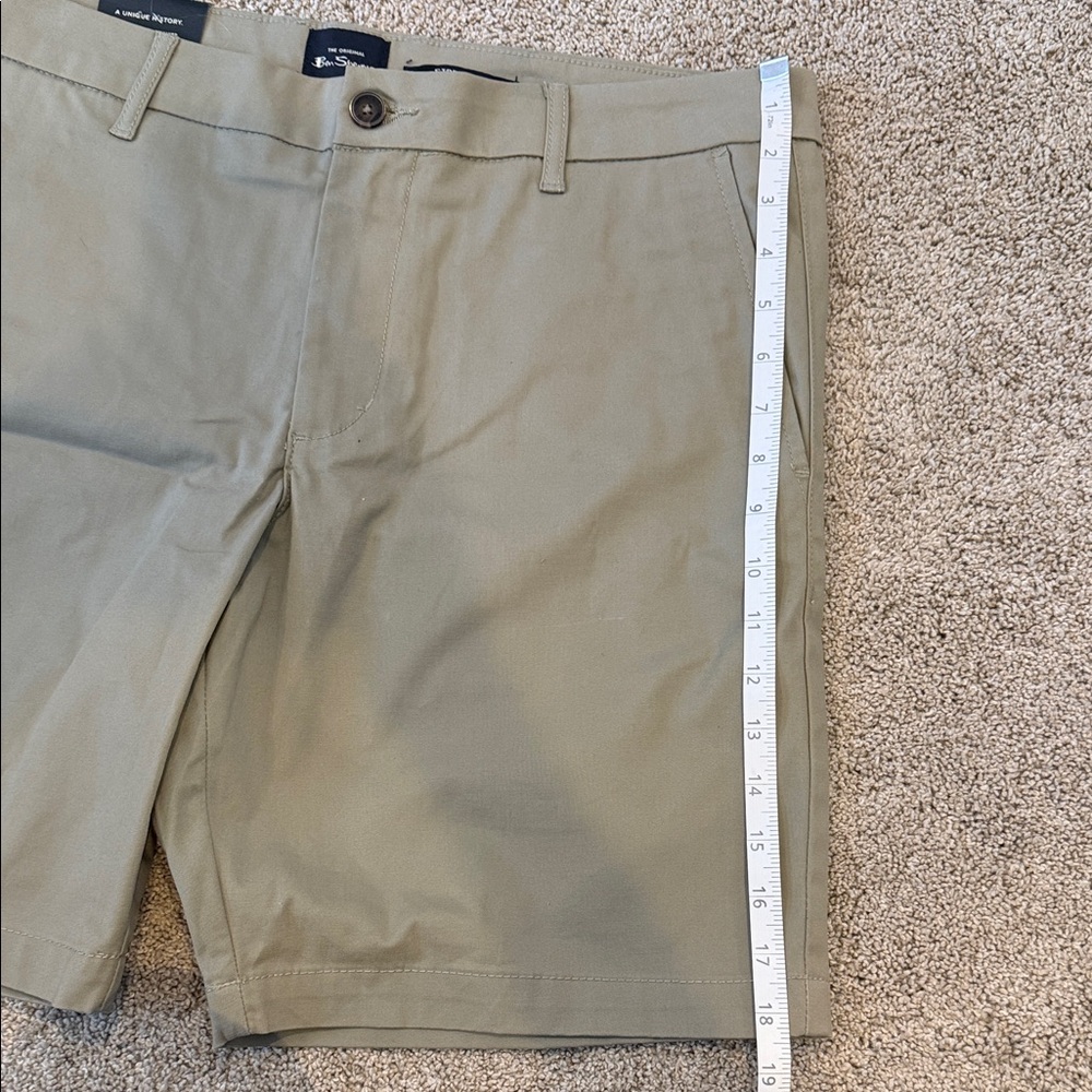 Men's Ben Sherman Khaki Shorts Size 34 NWT